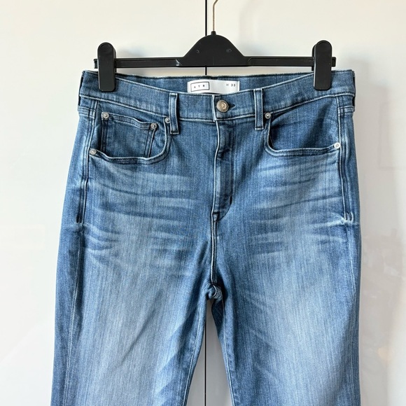 AYR The Pop Fringe Hem Straight Leg Jeans - Picture 5 of 13